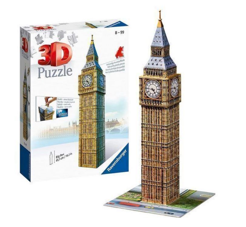 Ravensburger. Пазл карт. 3D 216 "Биг-Бен" арт.12554