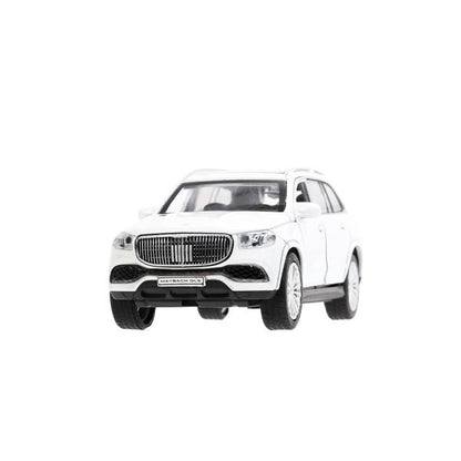 Machine en métal MERCEDES-BENZ gls maybach 12см, дв,баг,ин,белый, кор. Parc technologique dans le cor.2*36шт