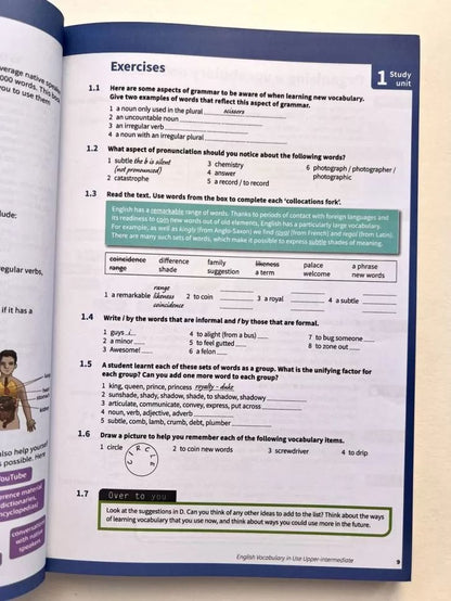 Anglais, vocabulaire et utilisation, livre numérique (4e édition) + réponses + livre numérique enrichi