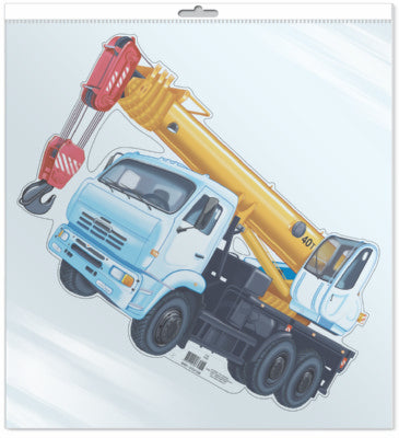 *ФМ1-10158 ПЛАКАТ ВЫРУБНОЙ А4 В ПАКЕТЕ. Machine automobile (avec un entrepreneur individuel dans l'Europe et le monde)