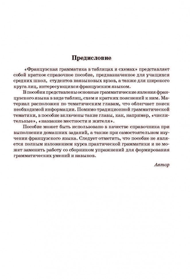 Французская грамматика в таблицах и схемах. Иванченко (Каро)