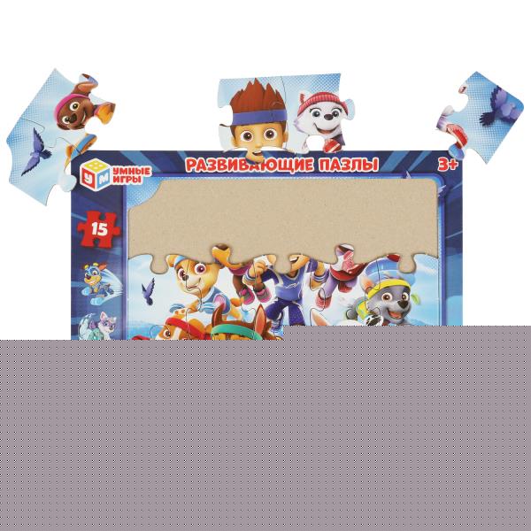 Superщенки. Le jeu de figurines est dans le cadre. 15 détails. 285х215мм. Умные игры в кор.50шт