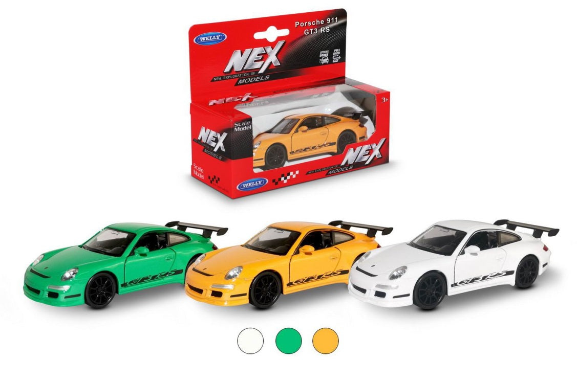 Eh bien. Machine 1:38 "Porsche 911 GT3 RS" disponible. мех., цвет в ассорт. art.42397W