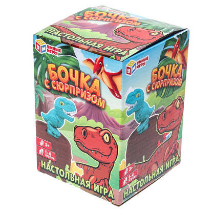 Игра настольная бочка с сюрпризом, кор.10,5*15*10,5см Умные игры в кор.2*72шт