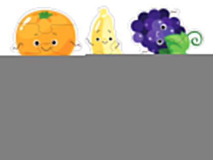Пазлы контуры "Фрукты" 6 figurines Jouets pour bébé (мягкие)