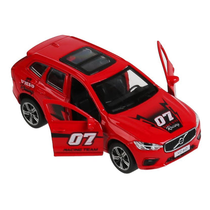 XC60-12SRT-RD 299806 Машина металл volvo XC60 R-DESING СПОРТ, дл 12 см, дв, баг, ин, крас, в кор. Те