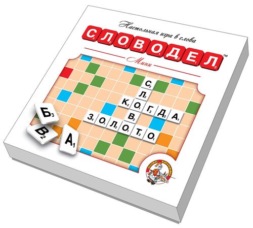 Jeu de slovode Mini, carton, blanc