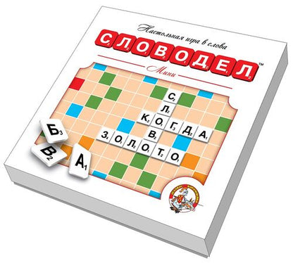 Jeu de slovode Mini, carton, blanc