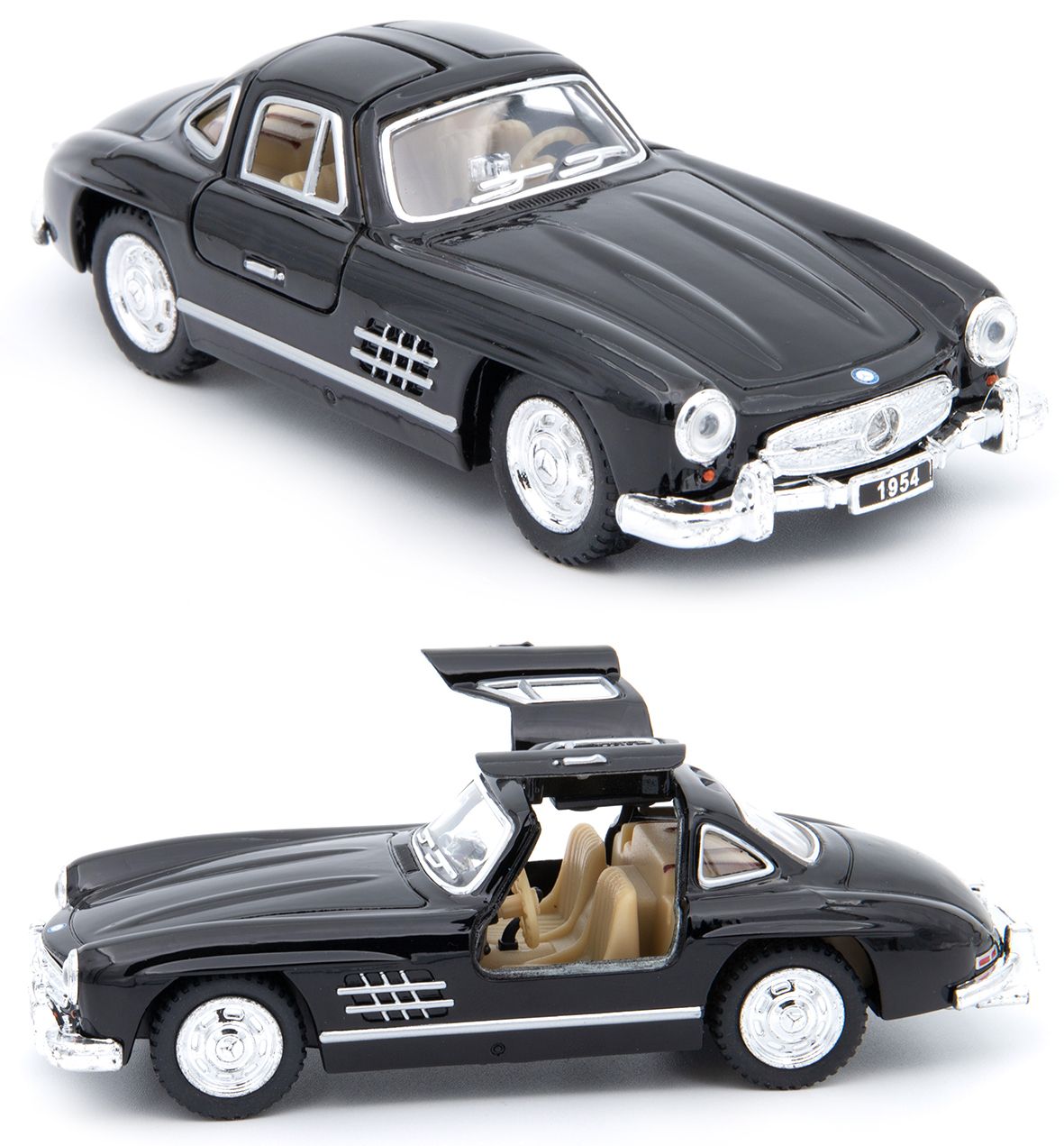 Kinsmart. Модель арт.КТ5346/3 "Mercedes-Benz 300SL 1954" 1:36 (noir) инерц.