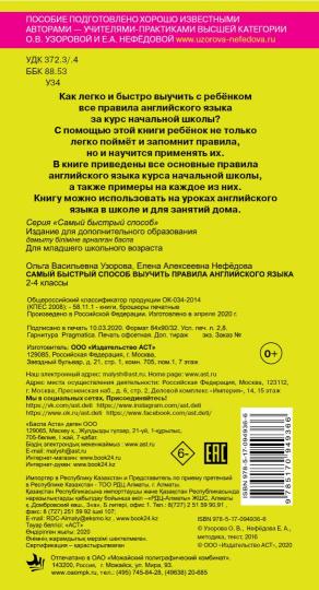 Самый быстрый способ выучить правила английского языка. 2-4 classes