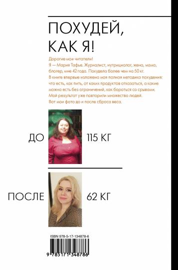 Похудей, как я! Минус 50 кг. Хорошеем после 40.