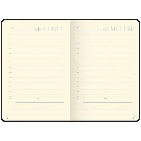 Ежедневник нед. A5, 160л. "xGold" крас. UD0_81506