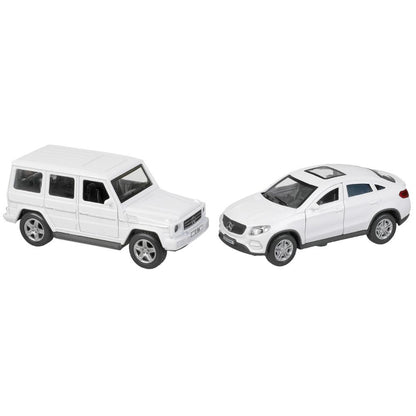 Машина металл MERCEDES-BENZ classe g/mercedes gle-coupé 12см, дв,баг, асс. Technopark уп-12шт в кор6уп