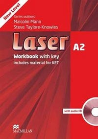 Laser A2 : Cahier d'exercices avec clé (+ CD-ROM). Малколм Манн, Стив Тейлор-Ноулз