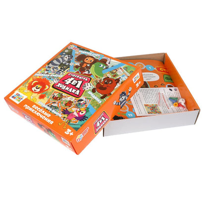 Веселые приключения. СОЮЗМУЛЬТФИЛЬМ. Настольная игра-ходилка. 250х250х55 mm. Умные игры в кор.10шт