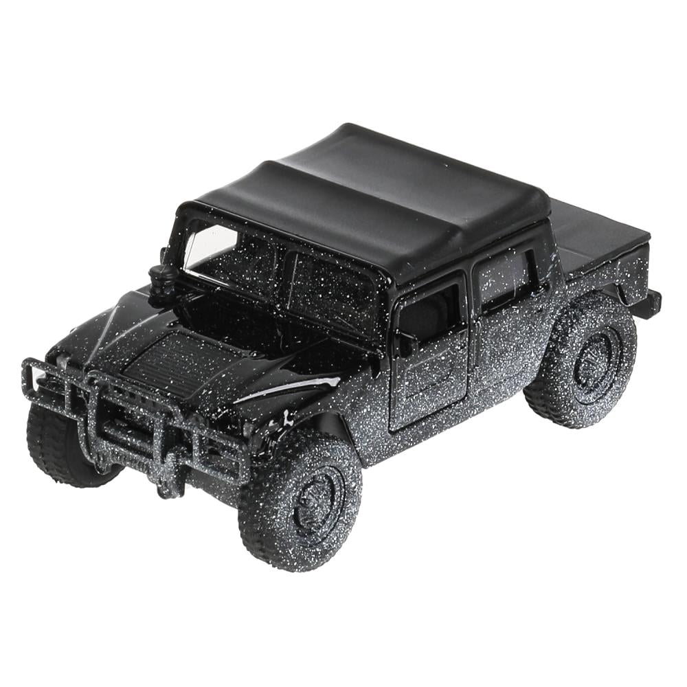 SB-18-09-H1-N(SNOW)-WB312421 Машина металл HUMMER h1 ПИКАП в снегу, 12 см, дв., баг., инерц., кор. Т