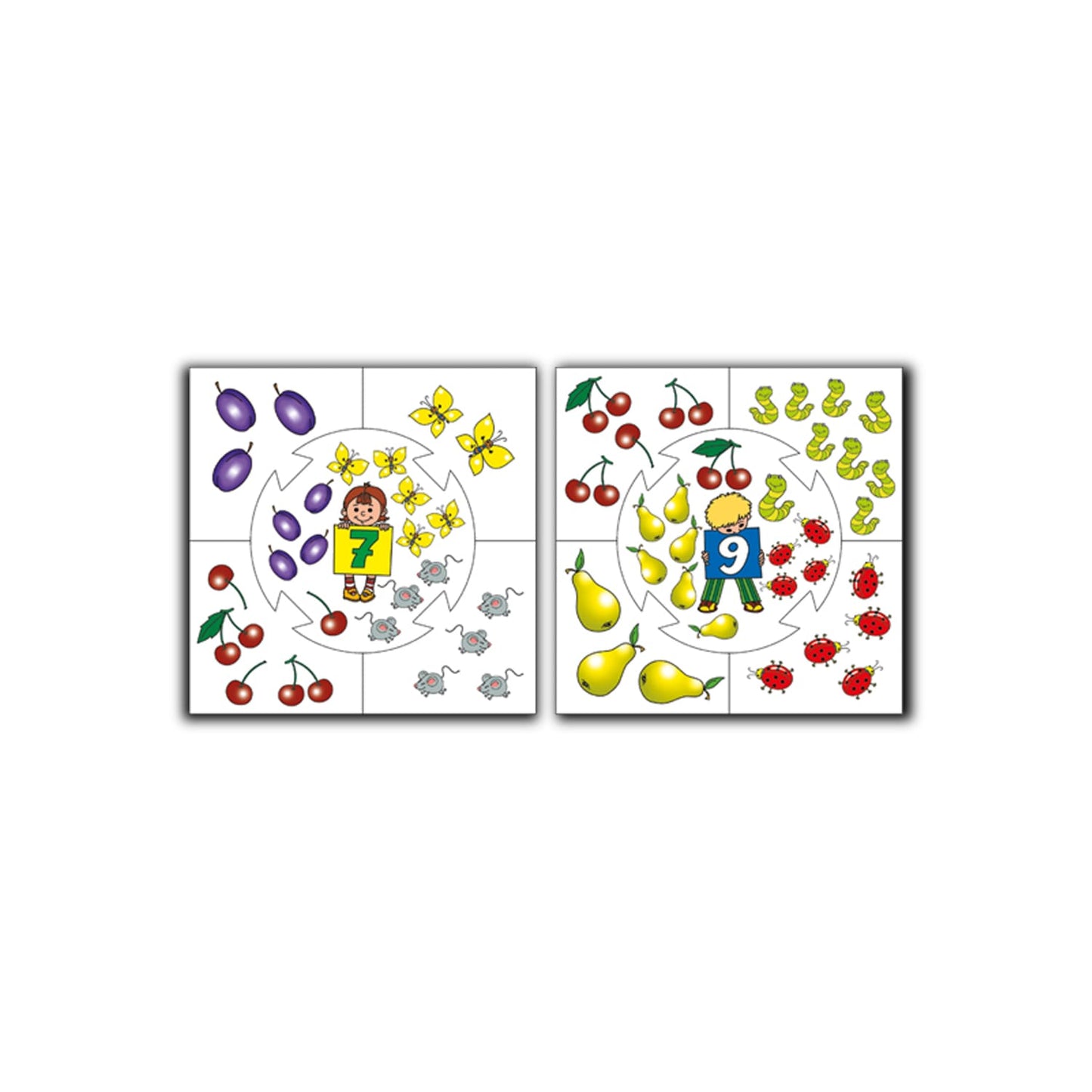 Игра обучающая Учись играя "Сколько не хватает" арт.00074