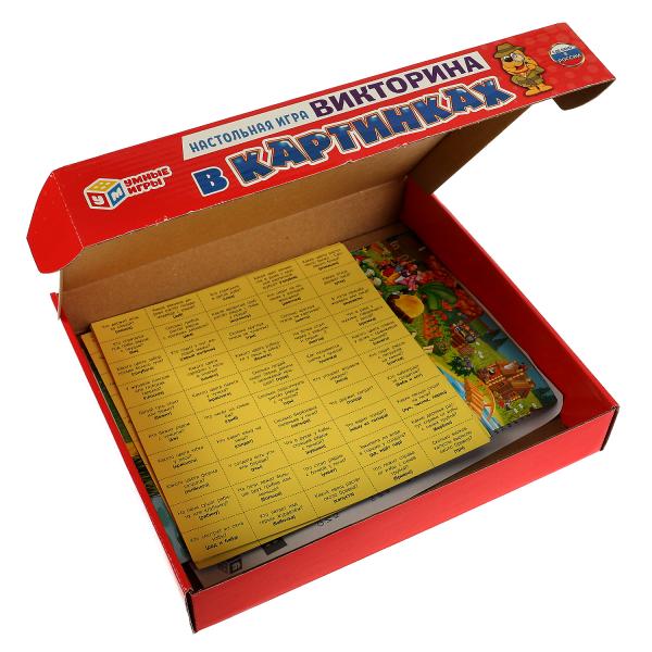 Викторина-виммельбух по русским народным сказкам. Un jeu passionnant. Умные игры. dans le cor.10шт