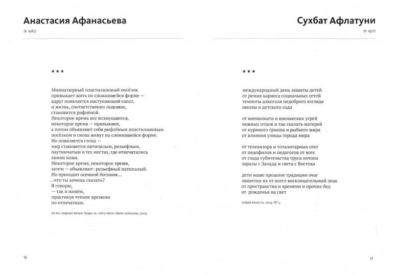 Современное русское стихотворение. 1992-2017