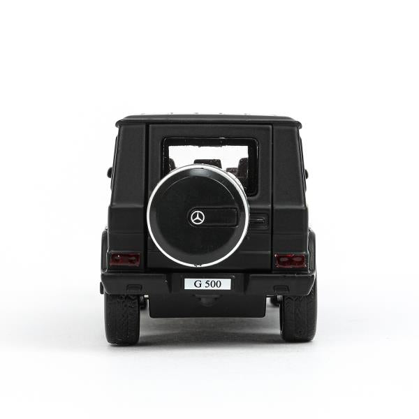 Machine en métal MERCEDES-BENZ CLASSE G МАТОВЫЙ 12 см, двер, багаж, черный, кор. Parc technologique dans le cor.2*36шт