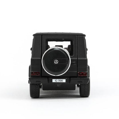 Machine en métal MERCEDES-BENZ CLASSE G МАТОВЫЙ 12 см, двер, багаж, черный, кор. Parc technologique dans le cor.2*36шт