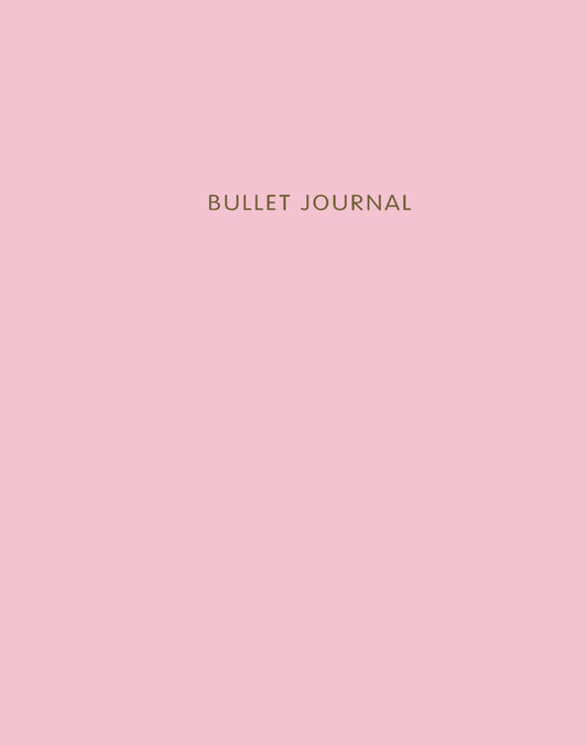 Bullet Journal (Пудровый) 162x210мм, твердая обложка, пружина, блокнот в точку, 120 стр.