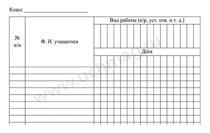 Личный журнал учителя