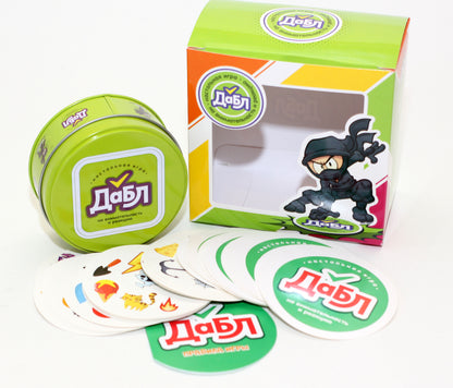 ИГРА НАСТОЛЬНАЯ "ДАБЛ" в кор.24шт