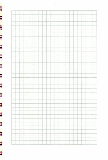 Блокнот "Единороги", зеленый / "Licornes", douce lune (А5, 160 стр., пружина, клетка)