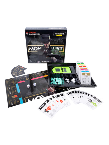 Le jeu économique "Monopoliste. Black Edition" avec le terminal pour la carte Tom Toyer