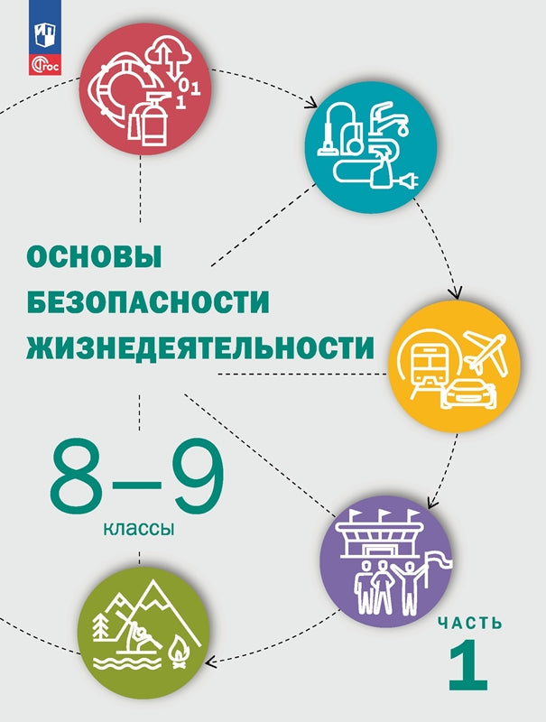 Рудаков. Основы безопасности жизнедеятельности. 8-9 классы. Учебник. В 2 ч. Часть 1. /ФГОС 2021