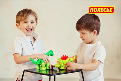 Полесье. Конструктор-динозавр "Трицератопс" 32 эл. (в пакете) арт.76717 /24