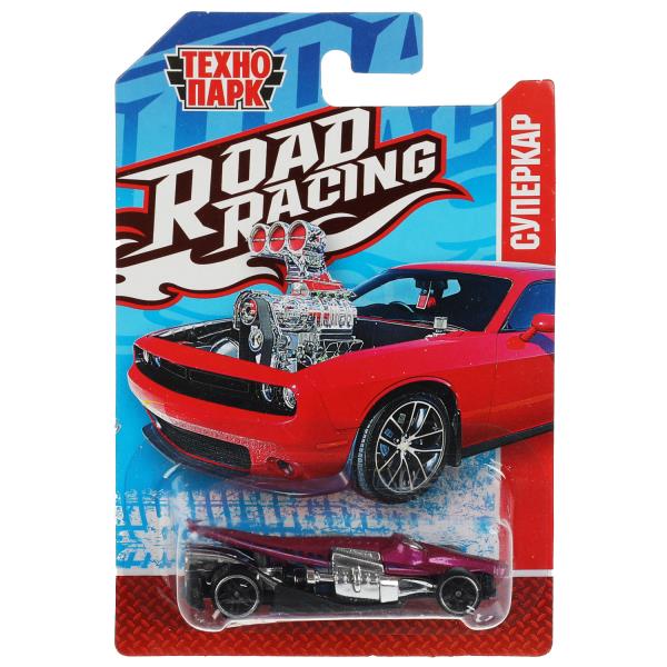 Machine en métal ROAD RACING SUISSE 7,5 cm, dans un assortiment, en blister. Parc technologique en cor.2*288шт