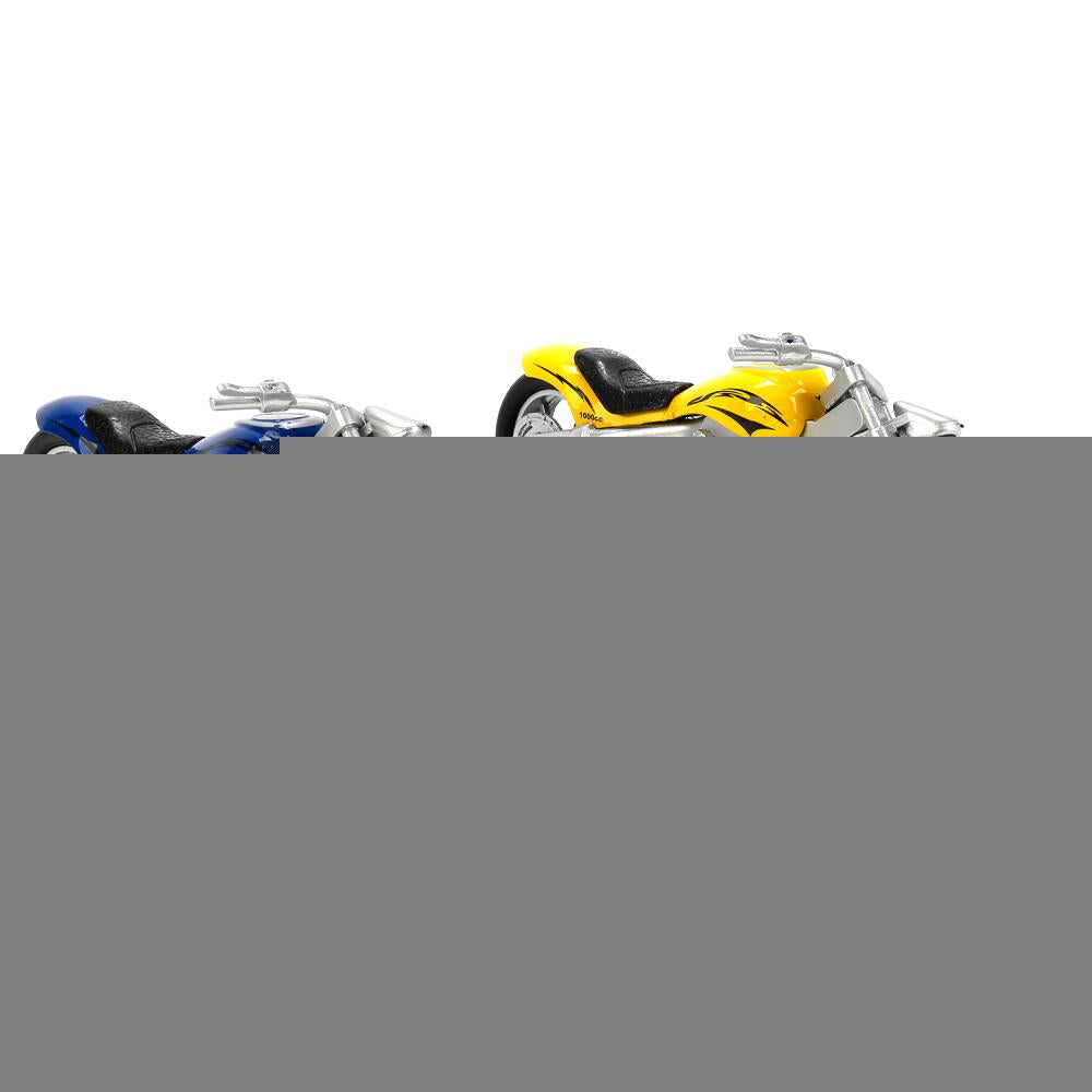 1297170-R250322 Модель металл МОТОЦИКЛ ЧОППЕР 14,5 см, руль, выстав. подножка, кор. Технопарк в кор