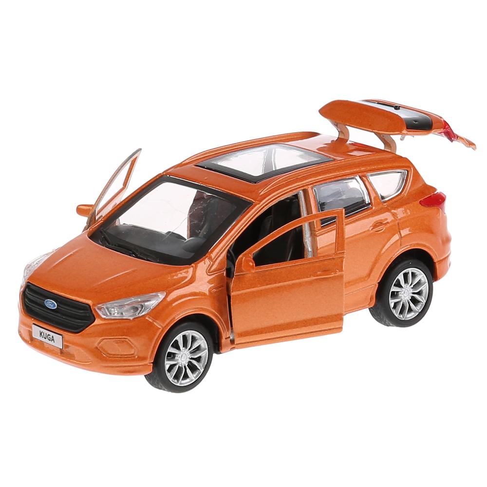 ТМ Технопарк. Машина металл "FORD KUGA" 12см, открыв. двери, инерц., ЗОЛОТОЙ в кор. в кор.2*36шт