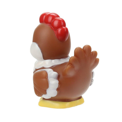 Игрушка пластизоль для ванны курочка, в сетке КАПИТОШКА в кор.2*144шт