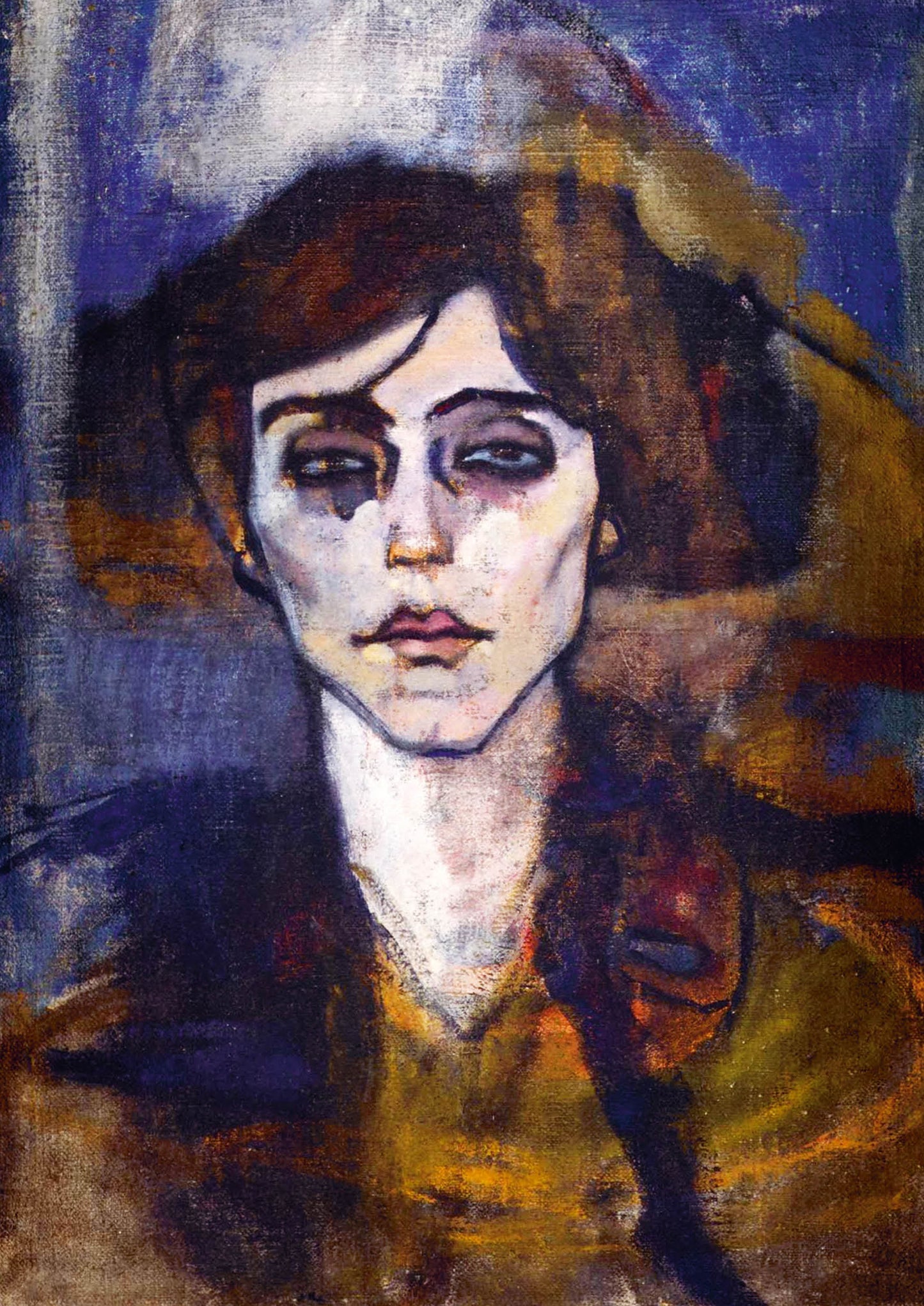 Affiche. Амедео Модильяни. Portret Mod Abrante. Format A3