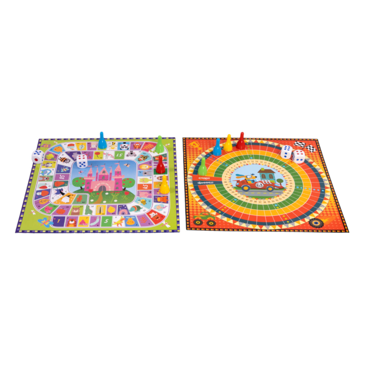 Игры настольные в коробке "50 игр для всей семьи", размер коробки 23*20*3,5 см