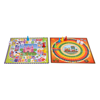 Игры настольные в коробке "50 игр для всей семьи", размер коробки 23*20*3,5 см