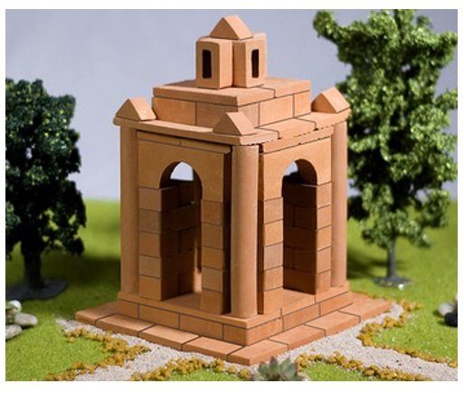 "БЕСЕДКА": КОНСТРУКТОР КЕРАМИЧЕСКИЙ ДЛЯ ДЕТСКОГО ТВОРЧЕСТВА 95 ДЕТ.в кор.5шт