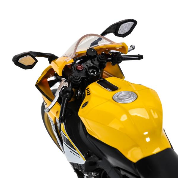 Модель металл yamaha yzf-r1 МОТОЦИКЛ, 17 см, вращающийся руль, подвеска Технопарк в кор.24шт
