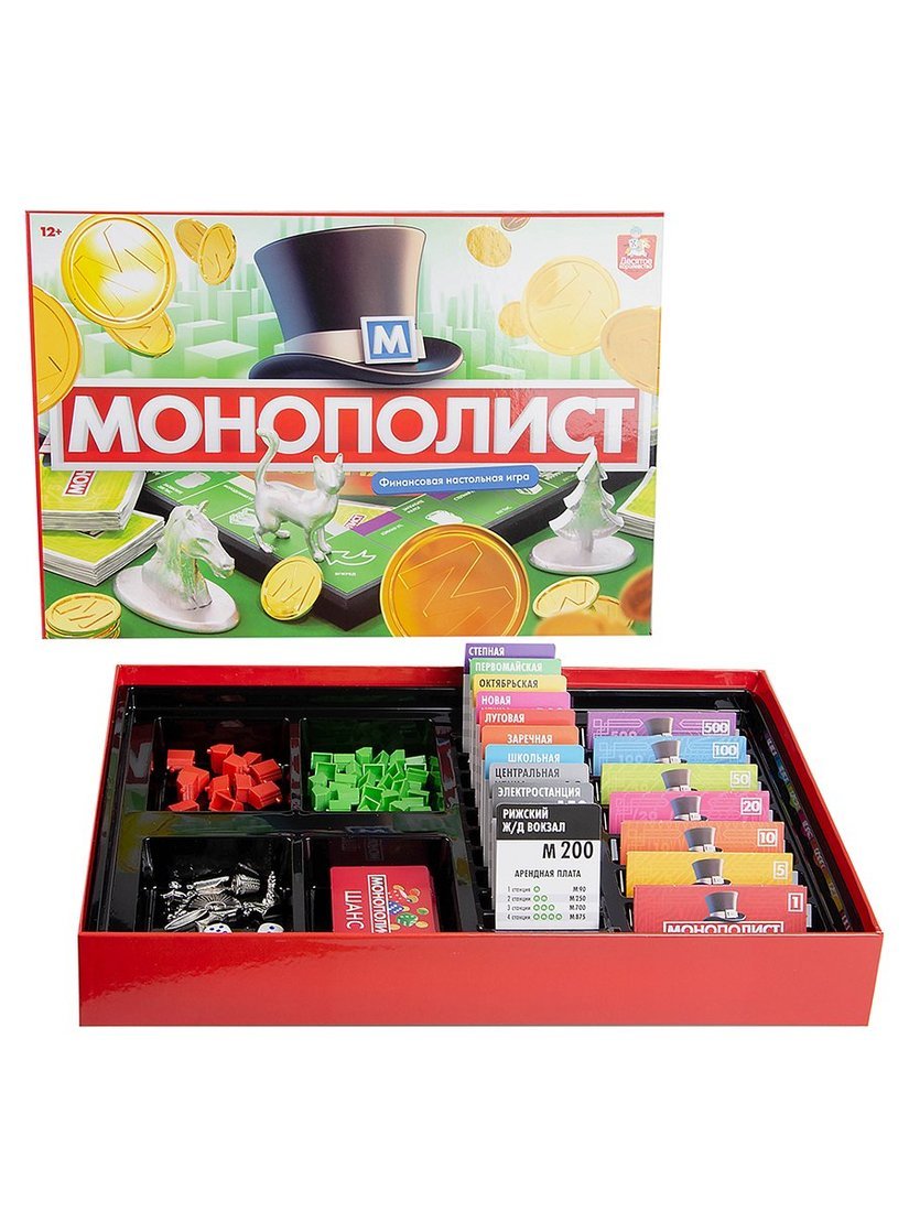 Игра настольная экономическая "Монополист"