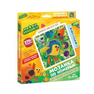 Origami. МиМиМишки. Mosaïque avec le numéro "Команда победителей" art.04504