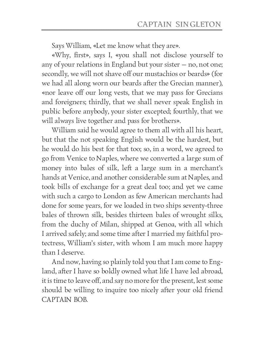 Captain Singleton = Капитан Сингльтон: роман на англ.яз