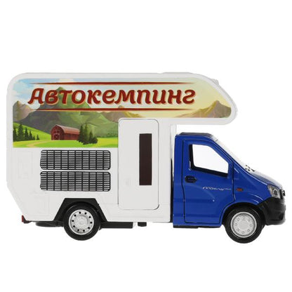 NEXTHOME-15-BUWH326452 Machine en métal GAZ NEXT АВТОДОМ 15 см, double, кузов, инерц, синий, кор. Тех