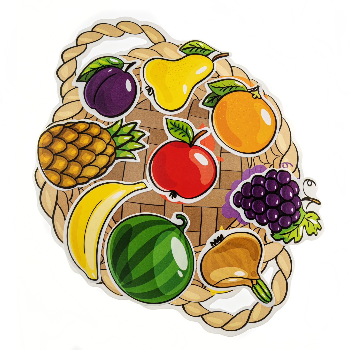 Пластик на липучках "Фрукты и овощи" 10KOR PLASTIC