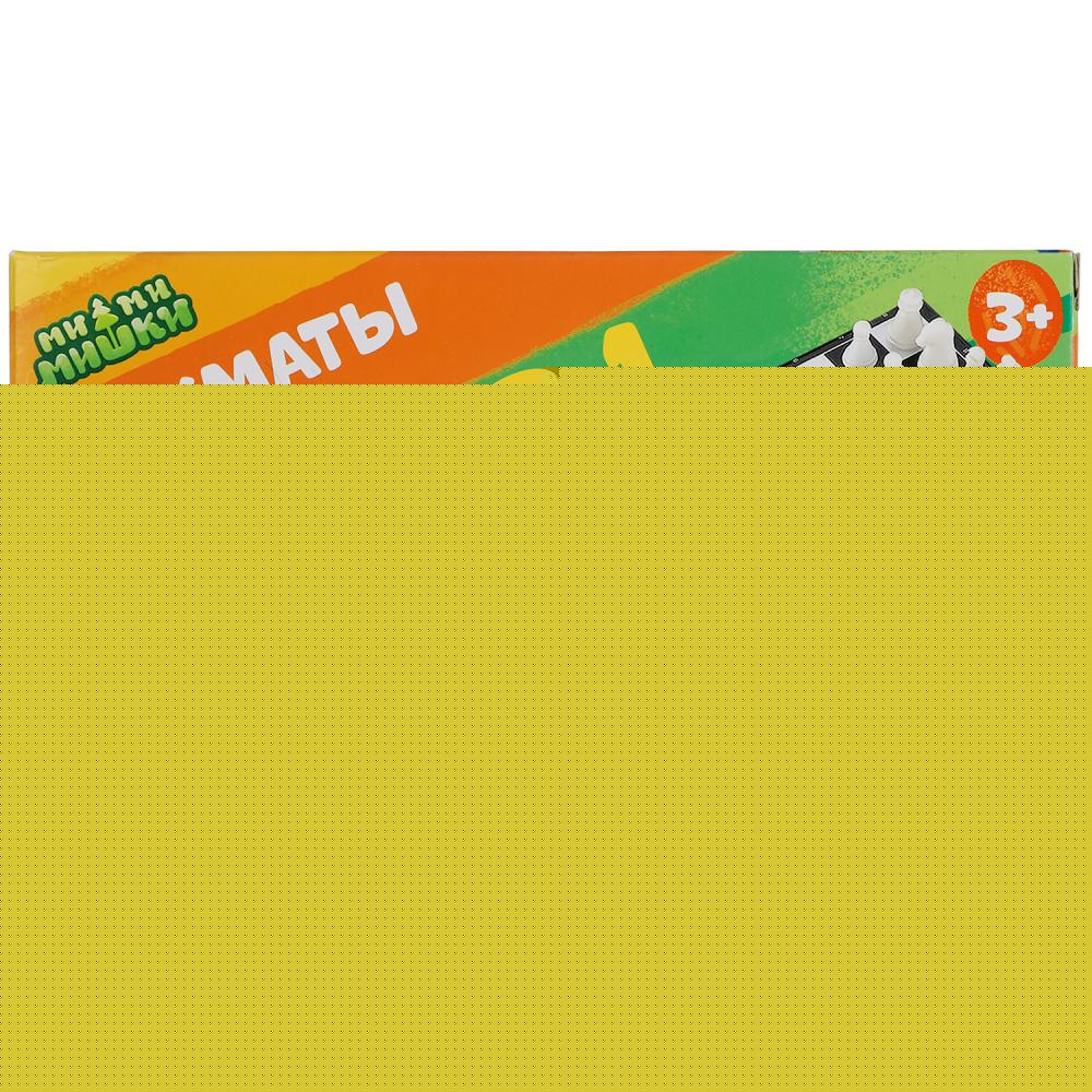 Шахматы магнитные "Ми-ми-мишки" 3в1, в кор., 20,5*11*3см ТМ "ИГРАЕМ ВМЕСТЕ" в кор.8*12шт