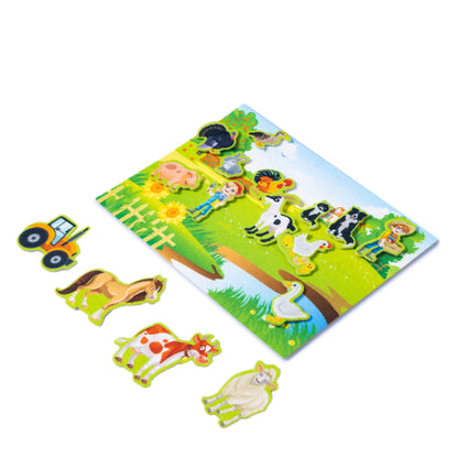 Набор из фетра на липучках "Ферма" (европодвес)