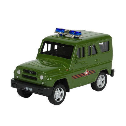 Игрушка пластик ворота+1 машинка, ВОЕННАЯ,кор. Технопарк в кор.24шт