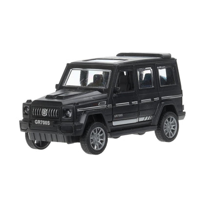 Машина пластик MERCEDES-BENZ G-CLASS 12 см, инерц, черный, кор. Технопарк в кор.2*120шт